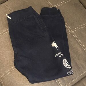 Abercrombie & Fitch Kids Dark Blue Joggers
